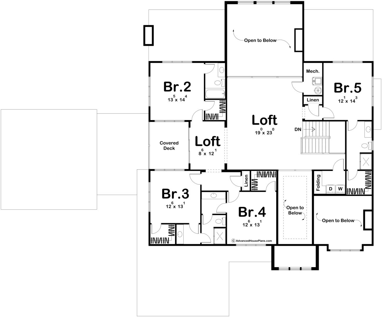 1.5 Story Modern Cottage House Plan | Saltgrass
