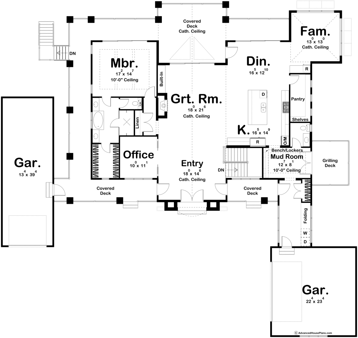 inside house blueprints