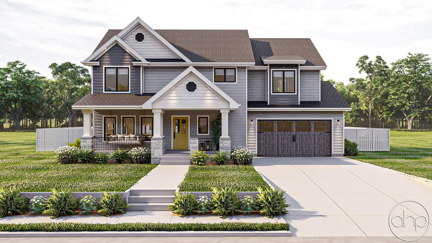 Four Bedroom Two Story House Plans