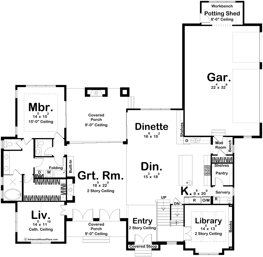 cottage house plans with loft