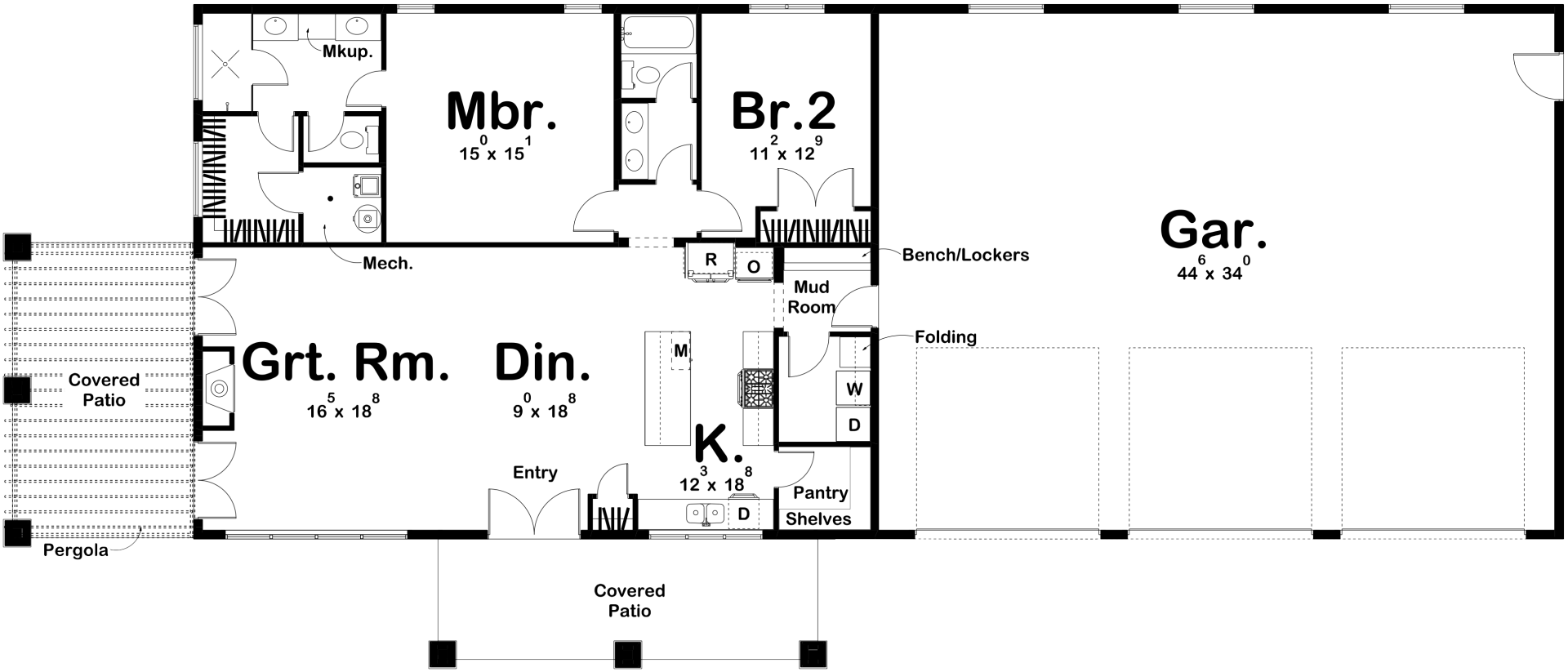 Modern Barndominium Style House Plan | Jonesboro