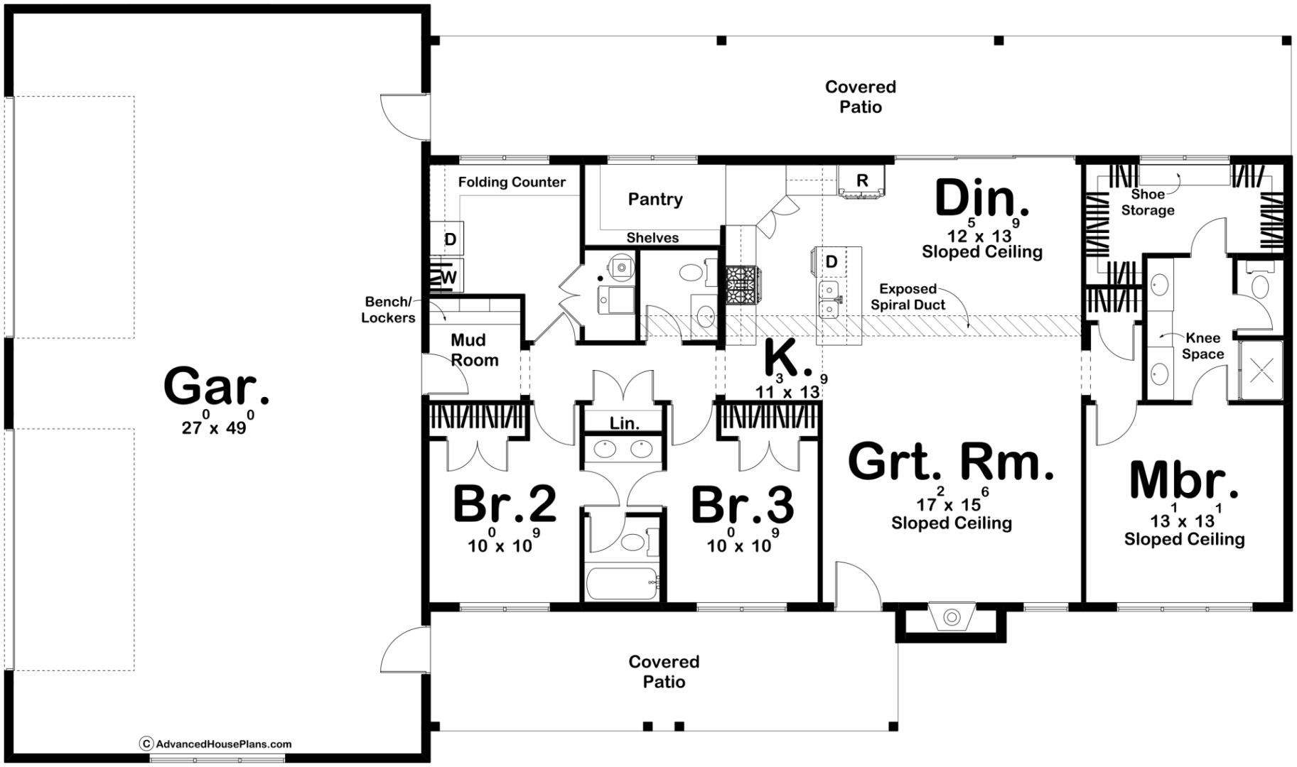 Modern Barndominium Style House Plan | Blue Ridge