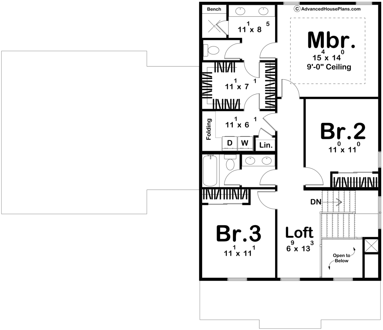 Craftsman Style House Plan | Loveland