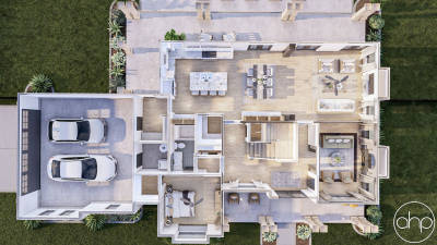 Texas Hillside Style House Plan | Wharton